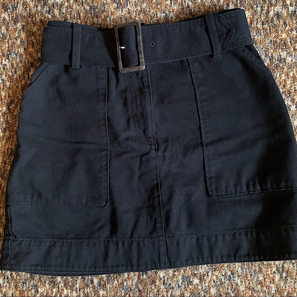 SOLD Black Utility Skirt